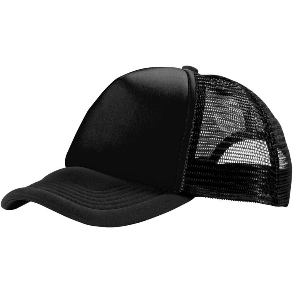 Bullet Trucker 5 Panel Cap / Solid Black